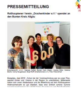 Read more about the article Dankeschreiben vom Bunten Kreis Allgäu